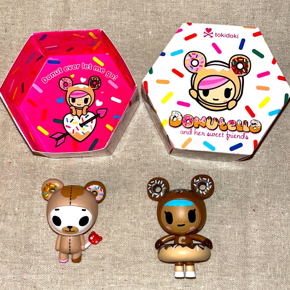 Tokidoki Donutella Blind Box Figures - Chocotella and Biscotti
